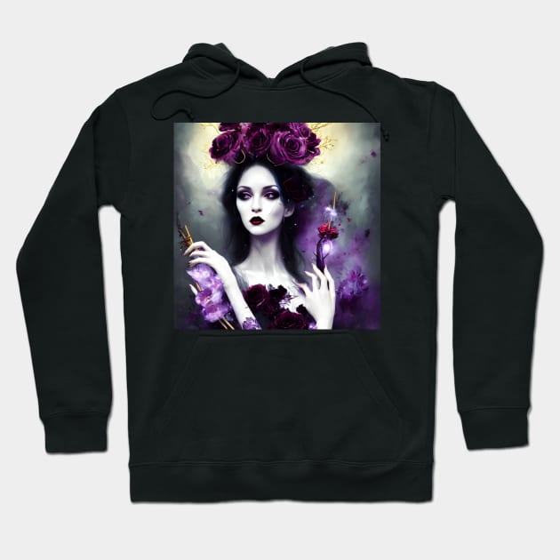 Violet Magic Wands Hoodie by adorcharm